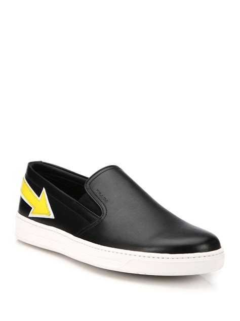 prada slip on sneaker.